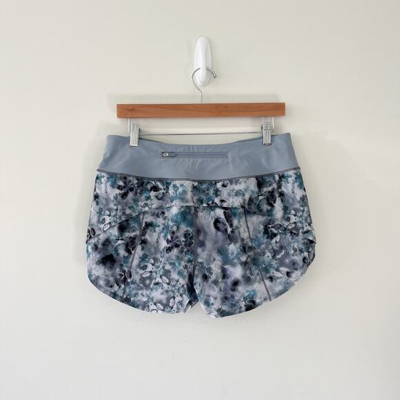 Lululemon Speed Up Athletic Shorts in Kaleidofloral Multi / Blue Cast 8 Tall - Picture 5 of 14